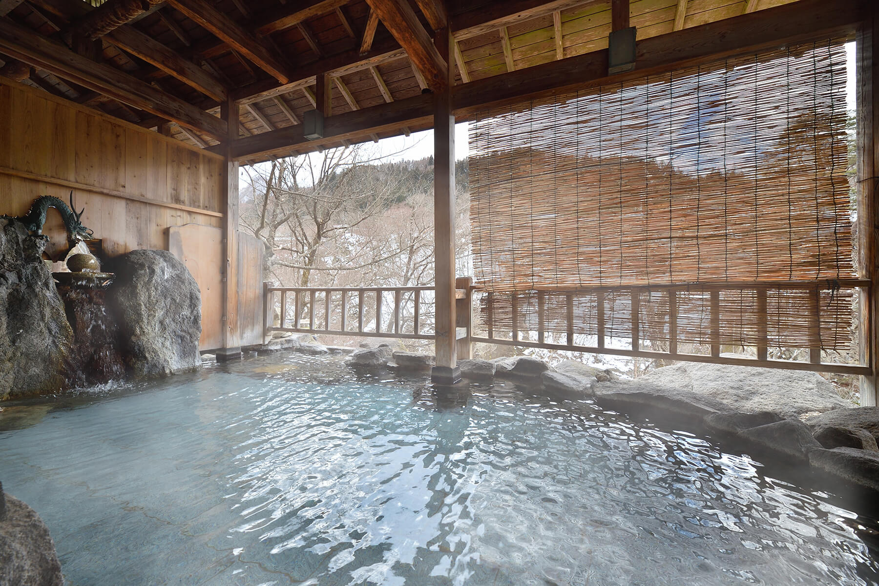 貸切風呂　冬